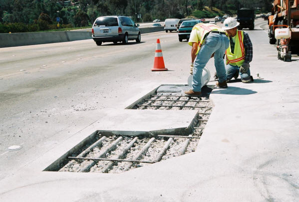 DOT Application of GeoSet Rapid Load Bearing Repair Slurry