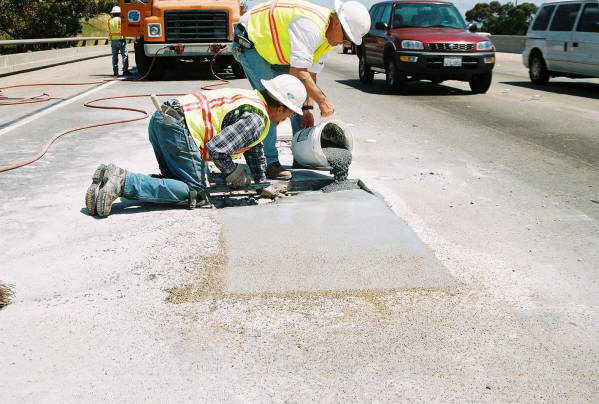 DOT Application of GeoSet Rapid Load Bearing Repair Slurry